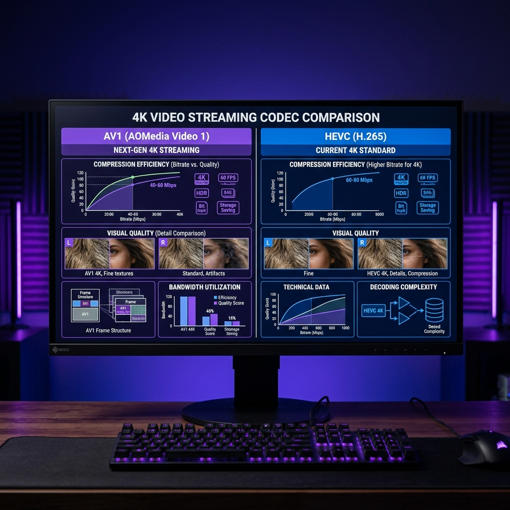 H.264 vs H.265 pour IPTV