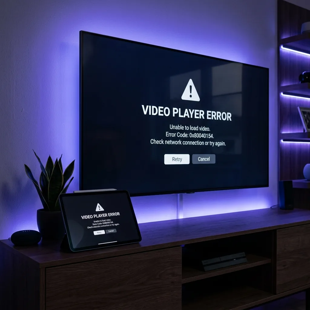 Erreur de lecture Smarters Player Lite