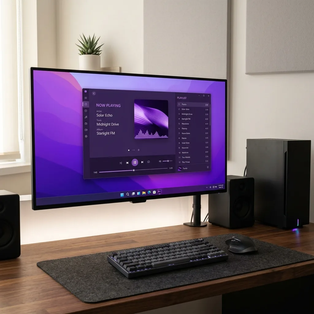 Interface Smarters Player Lite sur ordinateur portable Windows 11